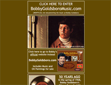 Tablet Screenshot of bobbygoldsboromusic.com